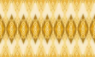 Ornamento del folclore geométrico ikat con diamantes.Diseño de fondo, alfombra, papel tapiz, ropa, envoltura, batik, tela, ilustración vectorial.Estilo de bordado. vector