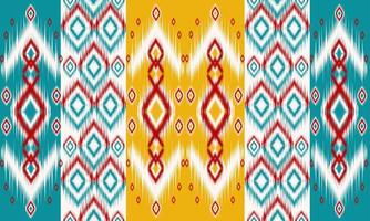 Geometric ethnic oriental pattern traditional Design for background,carpet,wallpaper,clothing,wrapping,Batik,fabric,Vector illustration.embroidery style. vector