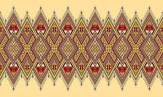 Geometric ethnic pattern embroidery .carpet,wallpaper,clothing,wrapping,batik,fabric,Vector illustration embroidery style. vector