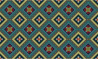 Abstract ethnic geometric pattern design for background or wallpaper. vector