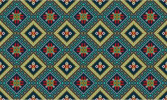 Abstract ethnic geometric pattern design for background or wallpaper. vector