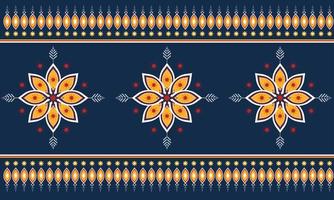 Abstract ethnic geometric pattern design for background or wallpaper. vector