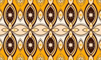 Geometric ethnic pattern embroidery .carpet,wallpaper,clothing,wrapping,batik,fabric,Vector illustration embroidery style. vector