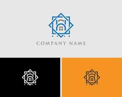 H Hostel Logo Design Template vector