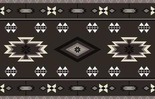 Dark Aztec Seamless Pattern Background Print vector
