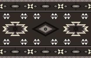 Dark Aztec Seamless Pattern Background Print vector