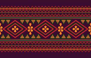 Ethnic Seamless Ornament Pattern Print vector