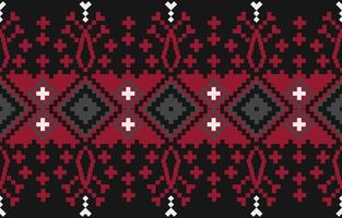 Embroidered cross-stitch pattern. Palestinian national seamless ornament Print vector