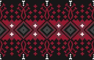 Embroidered cross-stitch pattern. Palestinian national seamless ornament Print vector