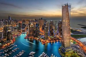 Dubai Marina Sunset photo