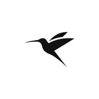 diseño de vector de logotipo de colibrí