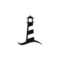 lighthouse logo vector design