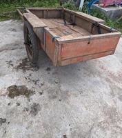 photo of a cart for transporting building materials