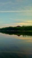 Limboto lake view in the afternoon photo