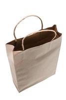 Brown paper bags to protect the environment photo
