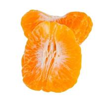 Orange on a white background photo