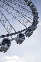 Ferris Wheel on Blue Sky photo