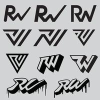 Any Logo font RW vector