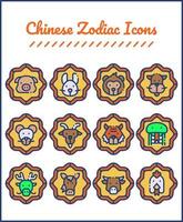 Chinese Zodiac Element vector