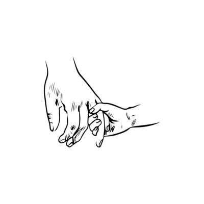 holding hand hand drawn 5012217 Vector Art at Vecteezy