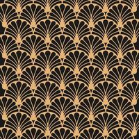 Art Deco pattern background vector