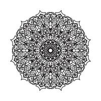 Hand drawn mandala. decoration in ethnic oriental  doodle ornament vector