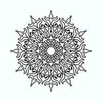 Hand drawn mandala. decoration in ethnic oriental  doodle ornament vector