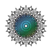 Vector round abstract circle. Luxury Mandala style