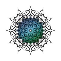 Vector round abstract circle. Luxury Mandala style