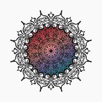 Vector round abstract circle. Luxury Mandala style.