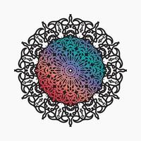 Vector round abstract circle. Luxury Mandala style.