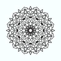 mandala dibujado a mano. decoración en ornamento étnico oriental doodle vector