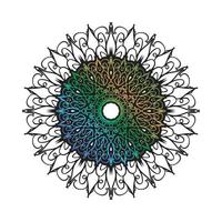 Vector round abstract circle. Luxury Mandala style