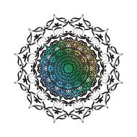 Vector round abstract circle. Luxury Mandala style