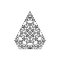 Vintage Indian Mandala Art vector