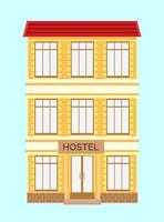 Hostel icon, hote,l apprtment symbol vector. It can be used for landing page vector