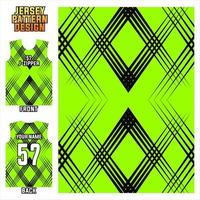 patrón de impresión de jersey. Jersey deportivo con estampado sublime. plantillas de fútbol, volly, baloncesto, béisbol, ciclismo, pesca, carreras, esport vector