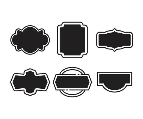 blank label frame set