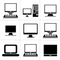 computer icons set vector