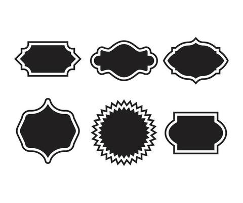 blank label frame set
