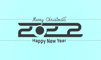 Happy New Year 2022 Concept vector