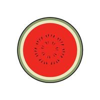 Fruit vegetable in flat hand drawn style design vector
