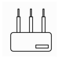 diseño plano de tecnología y electrónica de vector simple