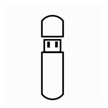 Simple vector electronic and technology flat design