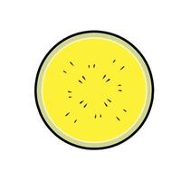 Fruit vegetable in flat hand drawn style design vector