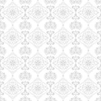 Vintage Luxury Damask Seamless Pattern vector