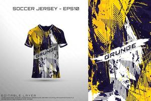 Sports jersey and t-shirt template sports jersey design vector mockup.