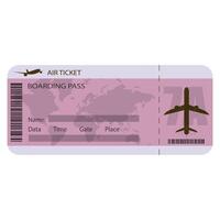 Plane in flat style. . vector