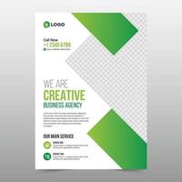 Creative Corporate Business Flyer Poster Brochure Template vector