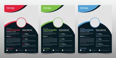 Creative Corporate Business Flyer Poster Brochure Template vector